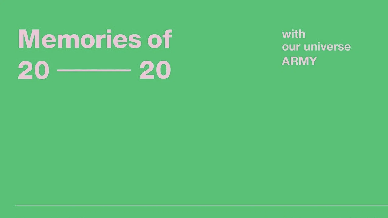 BTS Memories of 2020 - 剧照