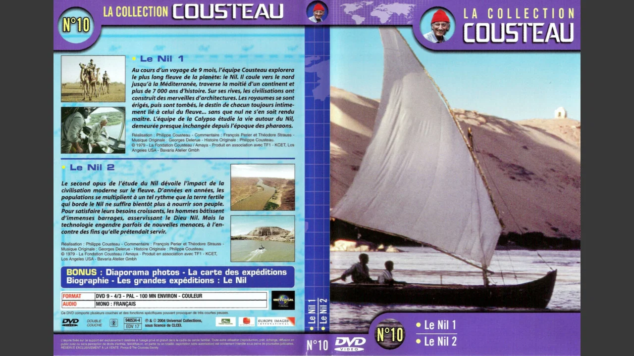 La Collection Cousteau N&deg;10 | Le Nil 1 | Le Nil 2 - 剧照