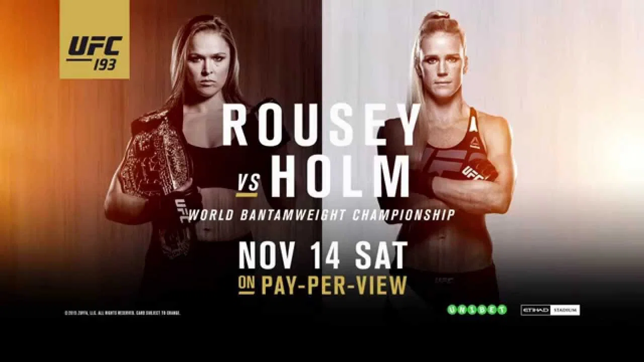UFC 193: Rousey vs. Holm - 剧照