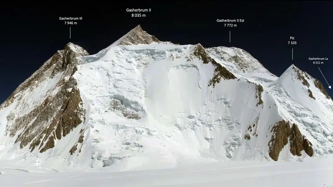 Lyon Premier 8000, Au Gasherbrum II - 8035m - 剧照