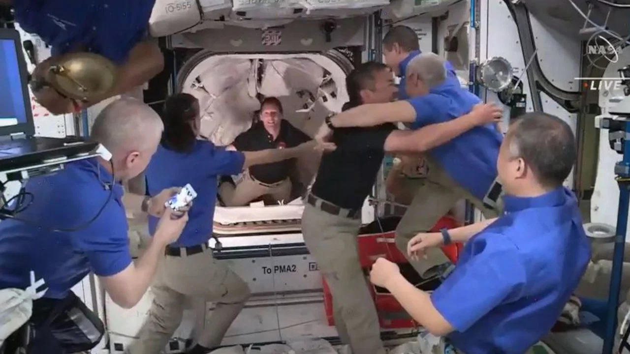 Thomas Pesquet, arrimage &agrave; l'ISS - 剧照