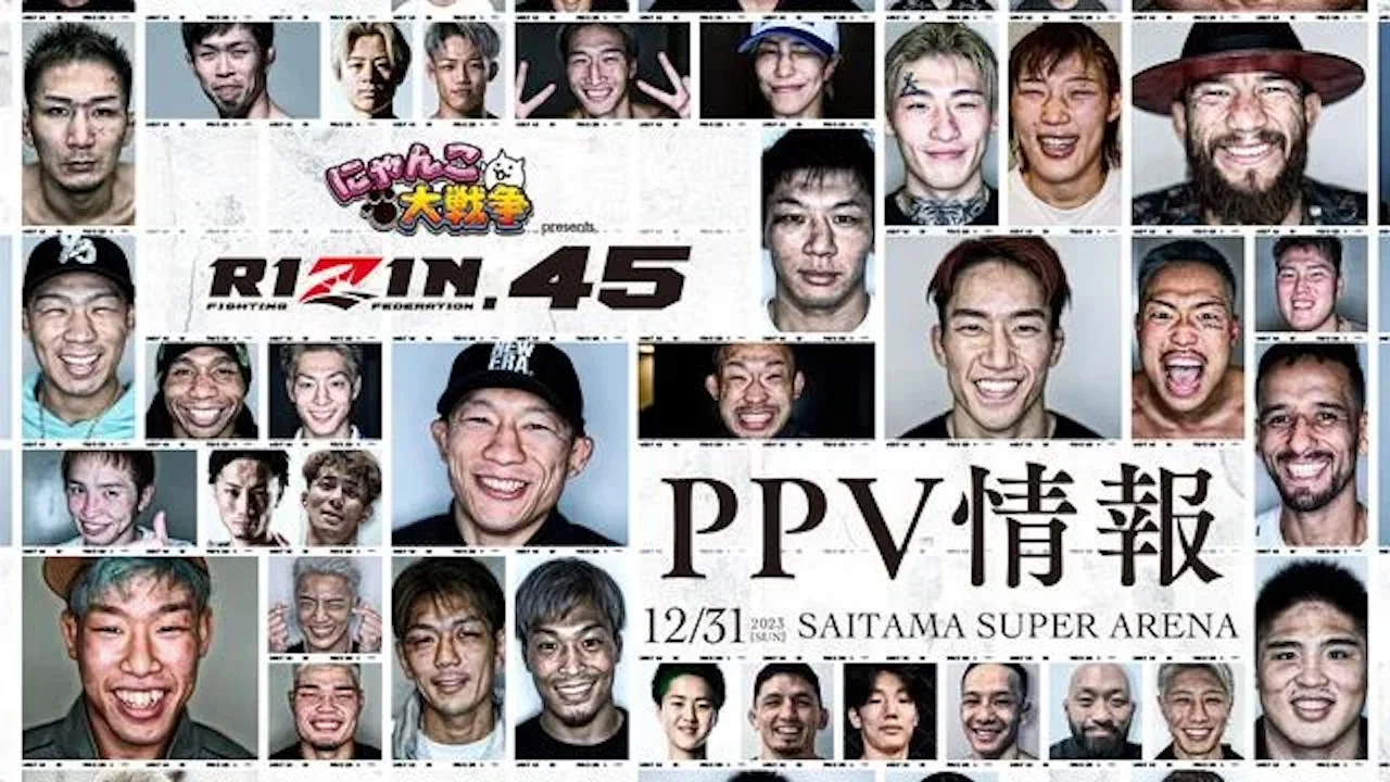 にゃんこ大戦争 presents RIZIN.45 - 剧照