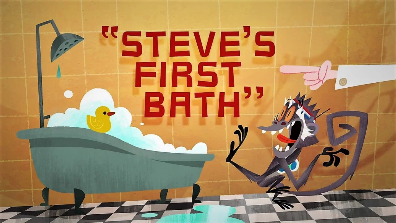 Steve's First Bath - 剧照