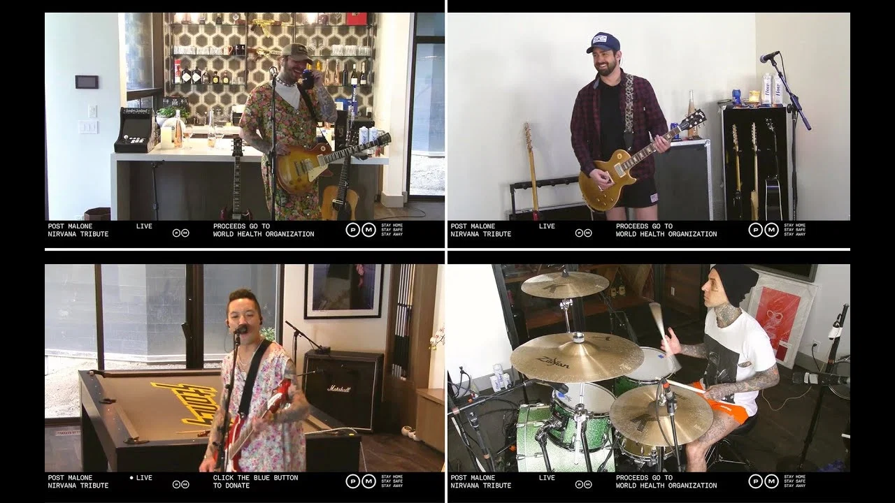 Post Malone Nirvana Tribute Livestream - 剧照