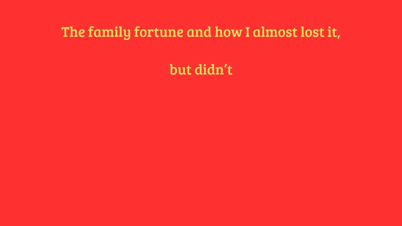 Dodecahedron of Luck: The family fortune and how I almost lost it, but didn't - 剧照