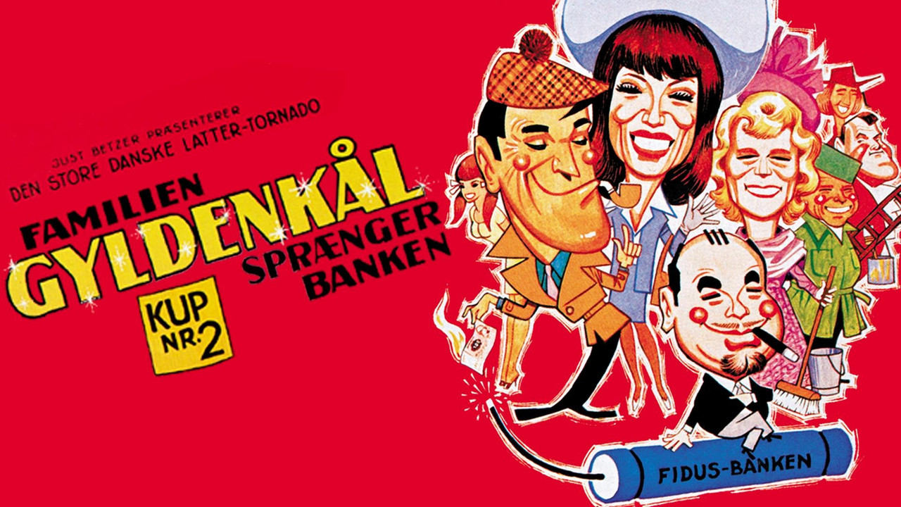 Familien Gyldenk&aring;l spr&aelig;nger banken - 剧照