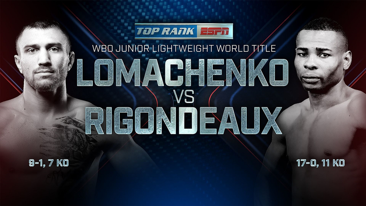 Vasyl Lomachenko vs. Guillermo Rigondeaux - 剧照