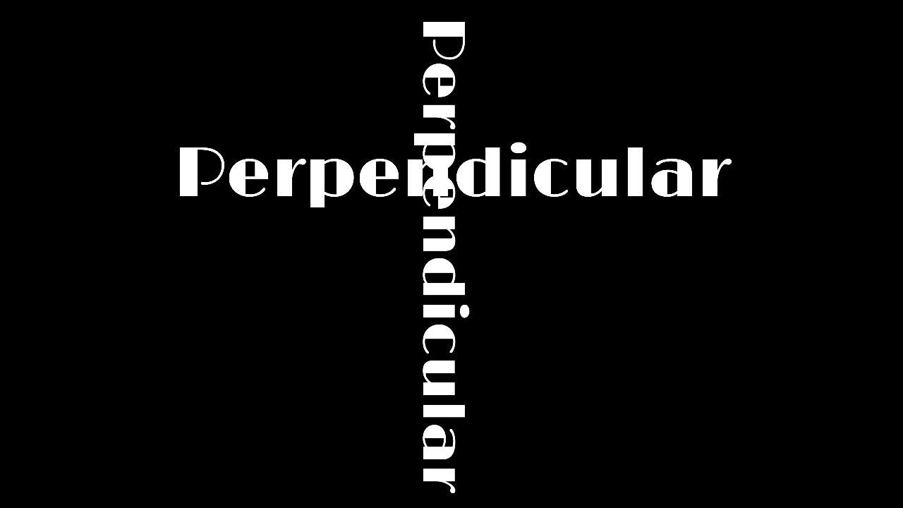 Perpendicular - 剧照