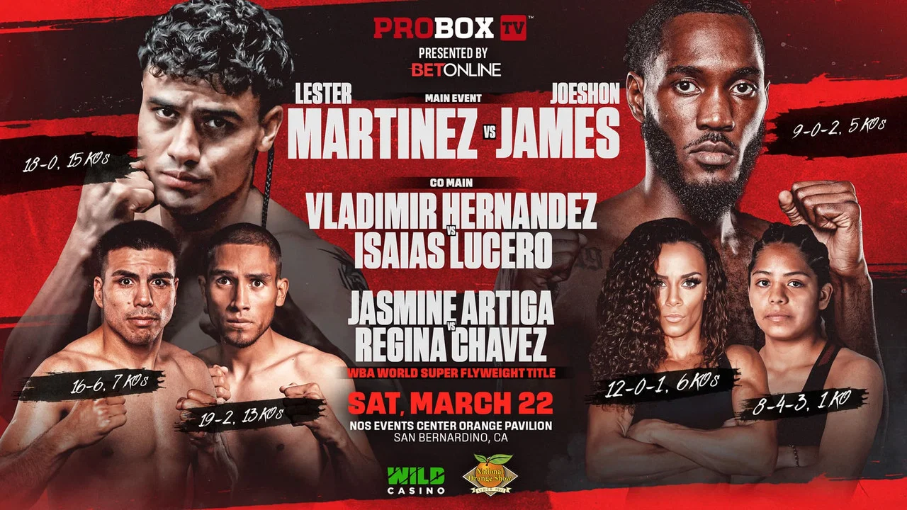 Lester Martinez vs. Joeshon James - 剧照