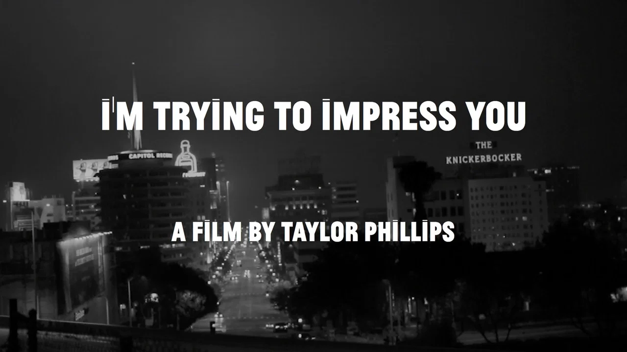 I'm Trying to Impress You - 剧照