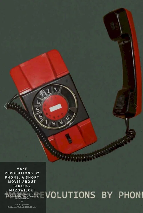 Rewolucje przeprowadza się przez telefon. Kr&oacute;tki film o Tadeuszu Mazowieckim