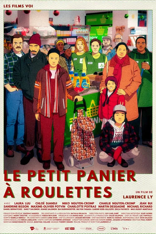 Le petit panier &agrave; roulettes