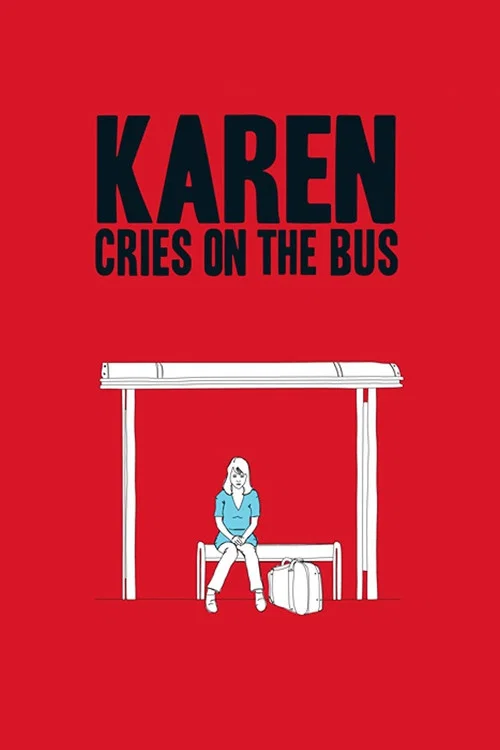 Karen llora en un bus