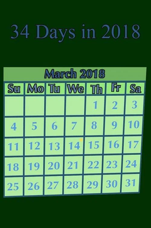 34 Days in 2018