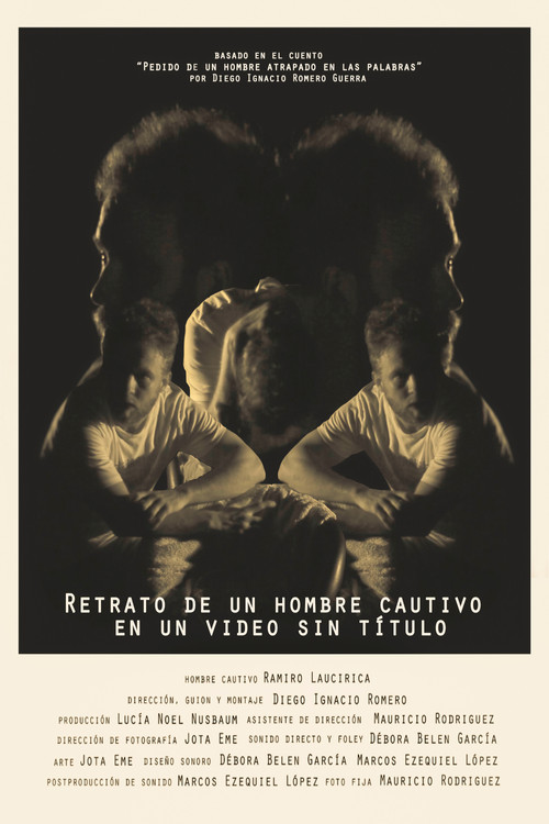 Retrato de un hombre cautivo en un video sin t&iacute;tulo