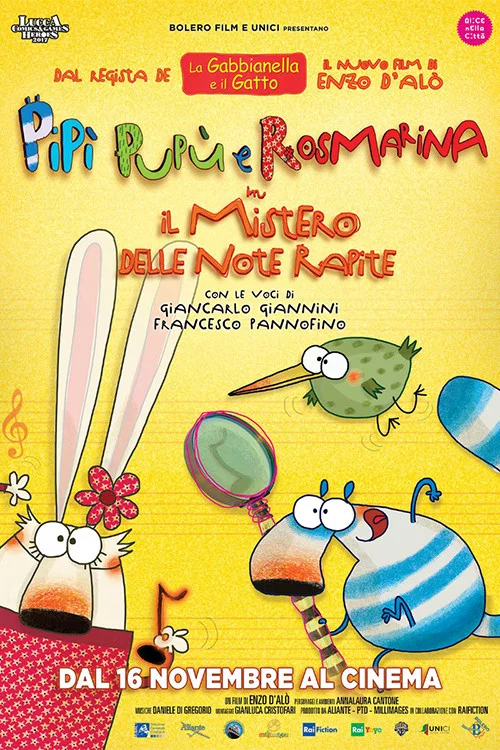 Pip&igrave;, Pup&ugrave; & Rosmarina: Il mistero delle note rapite