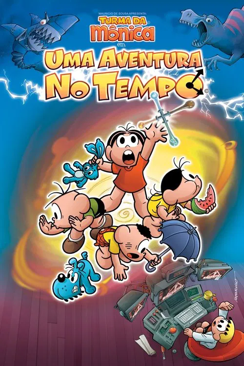 Turma da M&ocirc;nica em Uma Aventura no Tempo