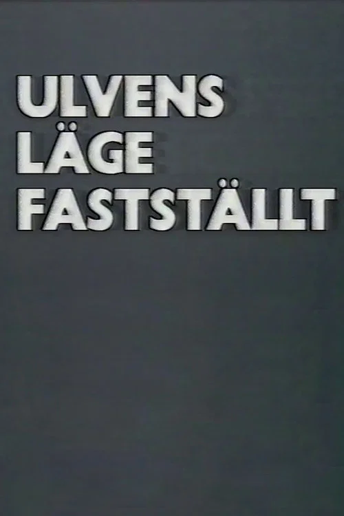 Ulvens l&auml;ge fastst&auml;llt