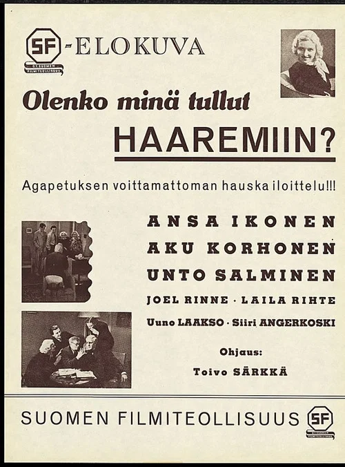 Olenko min&auml; tullut haaremiin