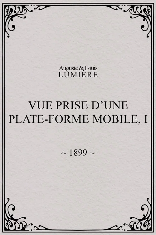 Vue prise d&rsquo;une plate-forme mobile, I