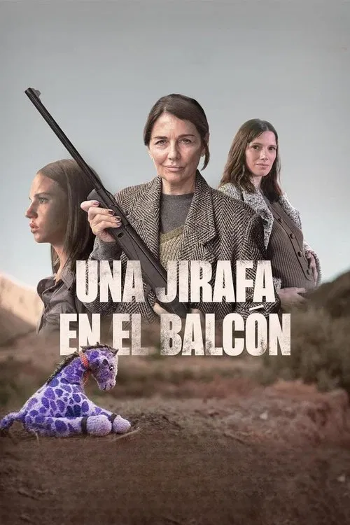 Una jirafa en el balc&oacute;n