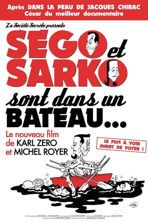 S&eacute;go et Sarko sont dans un bateau...