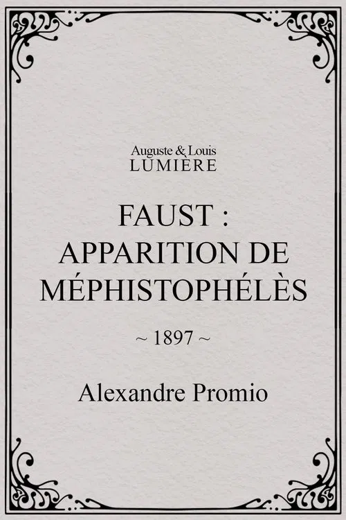 Faust : apparition de M&eacute;phistoph&eacute;l&egrave;s