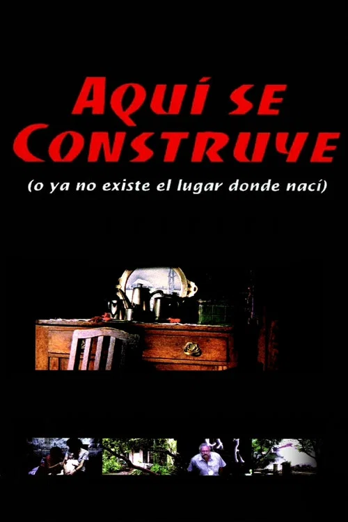 Aqu&iacute; se construye (o Ya no existe el lugar donde nac&iacute;)