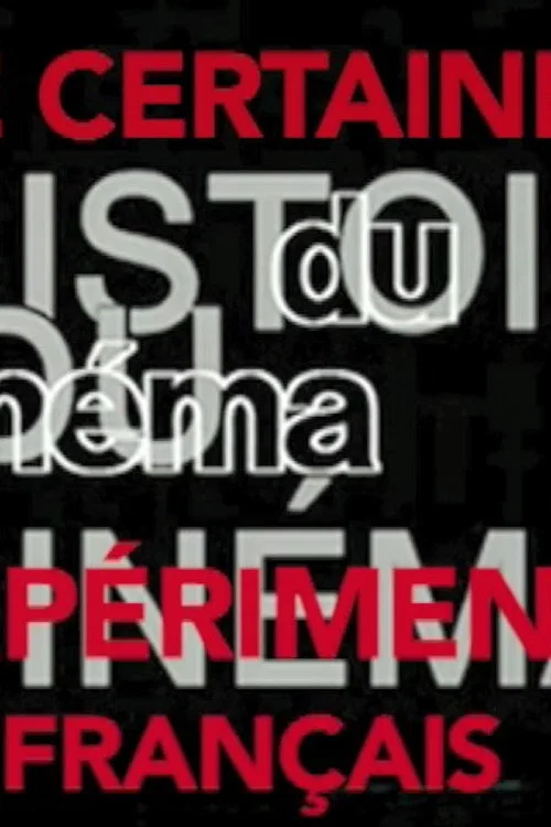 Une certaine histoire du cin&eacute;ma exp&eacute;rimental fran&ccedil;ais