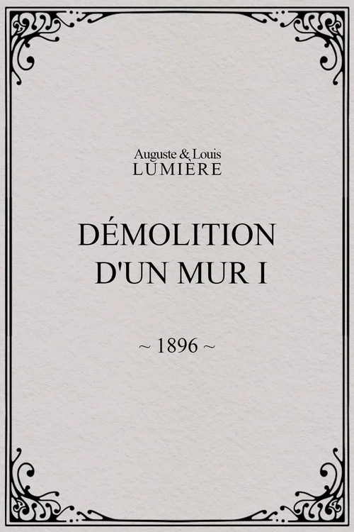 D&eacute;molition d'un mur I