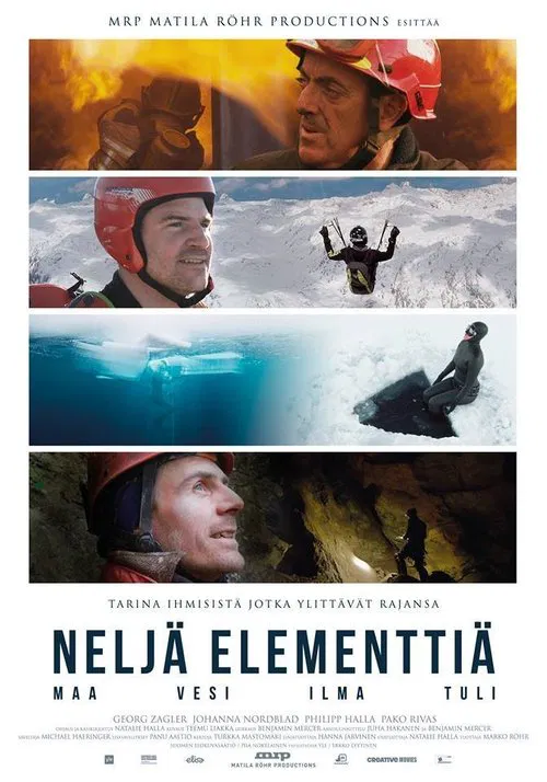 Nelj&auml; elementti&auml; - maa, vesi, ilma, tuli