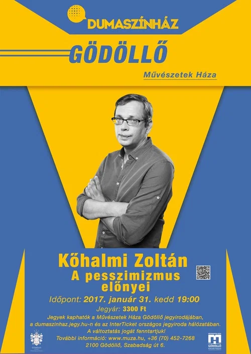 A pesszimizmus előnyei - Kőhalmi Zolt&aacute;n &ouml;n&aacute;ll&oacute; estje