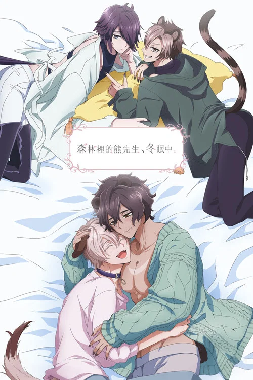 森林里的熊先生，冬眠中。
