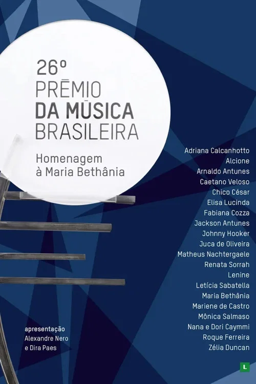 26&ordm; Pr&ecirc;mio da M&uacute;sica Brasileira - Homenagem a Maria Beth&acirc;nia