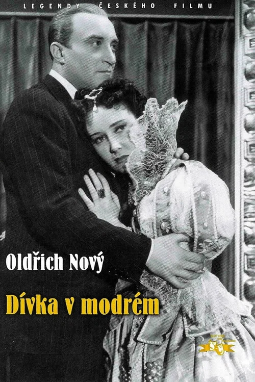 D&iacute;vka v modr&eacute;m
