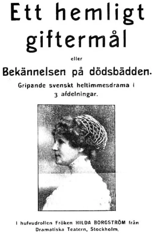 Ett hemligt gifterm&aring;l eller Bek&auml;nnelsen p&aring; d&ouml;dsb&auml;dden