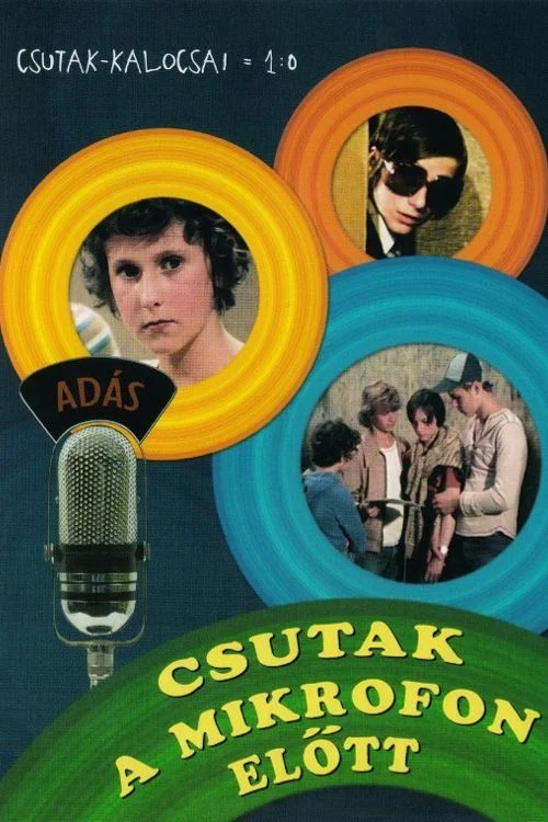 Csutak a mikrofon el&ouml;tt