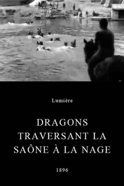 Dragons traversant la Sa&ocirc;ne &agrave; la nage