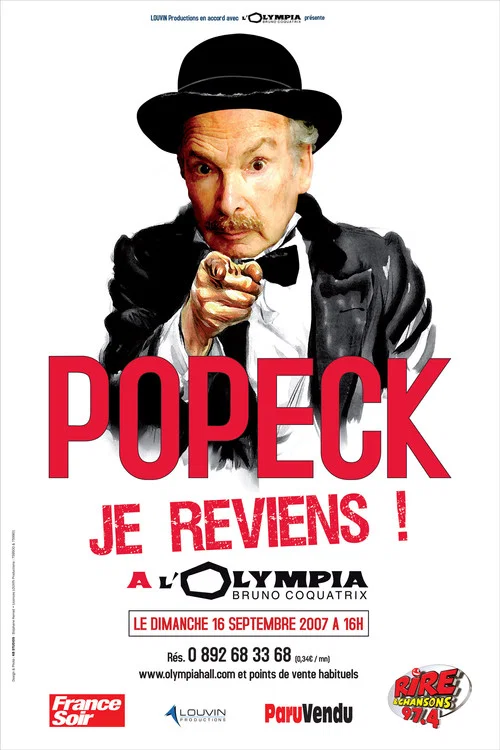 Popeck &agrave; l'Olympia