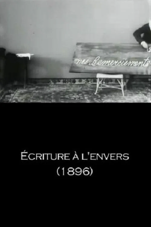 &Eacute;criture &agrave; l'envers