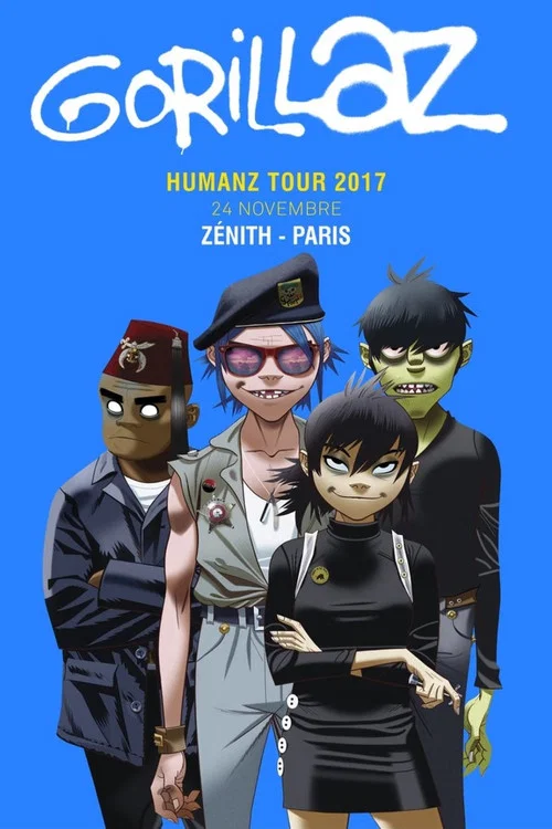 Gorillaz au Z&eacute;nith 2017