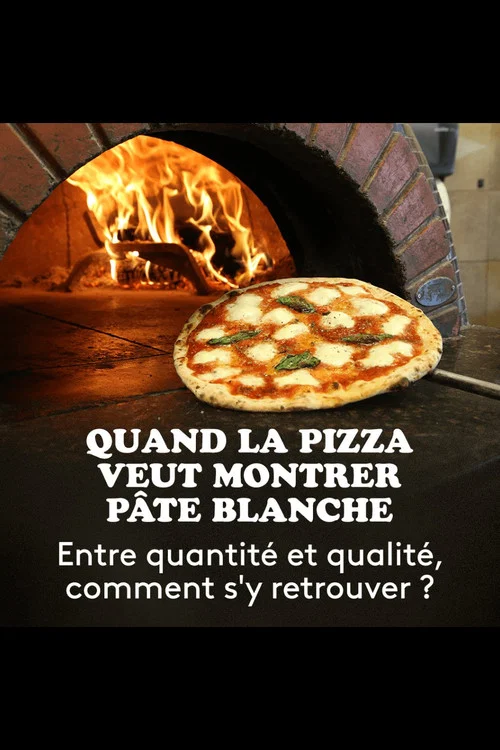 Quand la pizza veut montrer p&acirc;te blanche