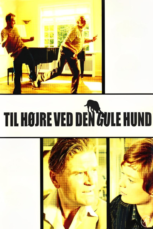 Til h&oslash;jre ved den gule hund