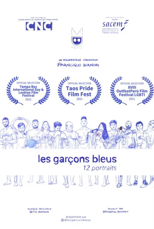 Les gar&ccedil;ons bleus : 12 portraits