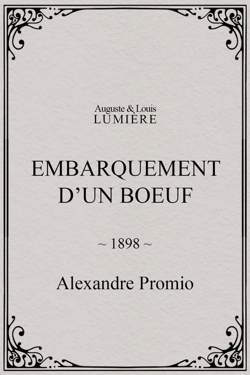Embarquement d&rsquo;un boeuf
