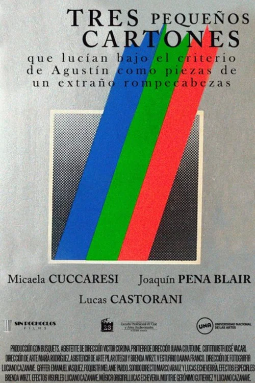 Tres peque&ntilde;os cartones que luc&iacute;an bajo el criterio de Agust&iacute;n como piezas de un extra&ntilde;o rompecabezas