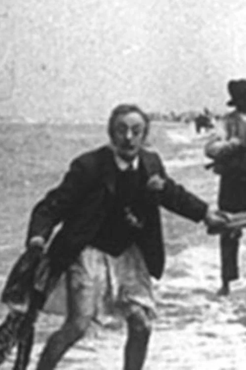 De m&eacute;saventure van een Fransch heertje zonder pantalon aan het strand te Zandvoort