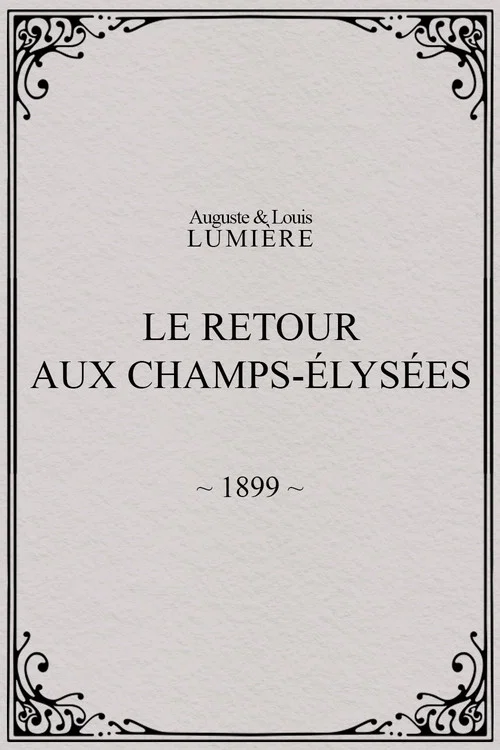 Le retour, aux Champs-&Eacute;lys&eacute;es